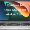 HP Elitebook 640 G9 12th Gen Core i5-1235U, 8GB DDR4, 512GB SSD, 14.1" HD, DOS, Silver - Thumbnail Image 1
